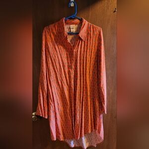 Long sleeve collard blouse